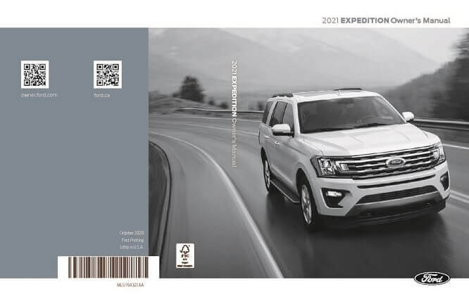 2021 Ford Expedition Owner’s Manual Image