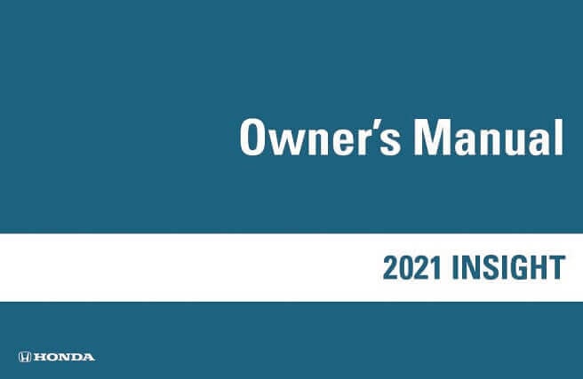 2021 Honda Insight Owner’s Manual Image