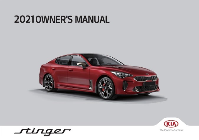2021 Kia Stinger Owner Manual Image