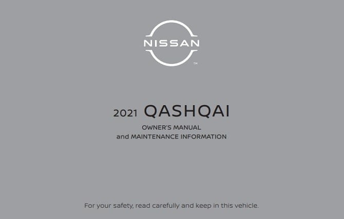 2021 Nissan Qashqai Owner’s Manual Image
