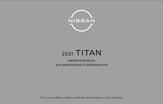 2021 Nissan Titan Owner’s Manual Image