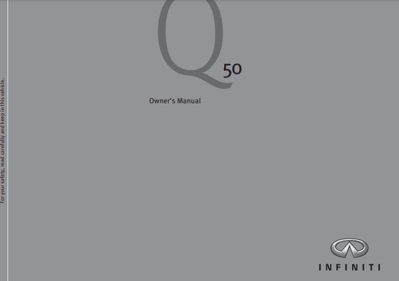 2014 Infiniti Q50 Owner’s Manual Image