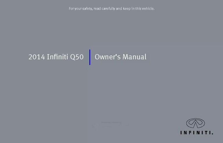 2014 Infiniti QX50/QX55 Owner’s Manual Image