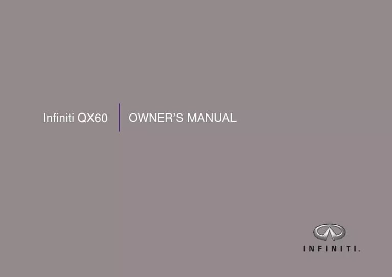 2015 Infiniti QX60 Owner’s Manual Image