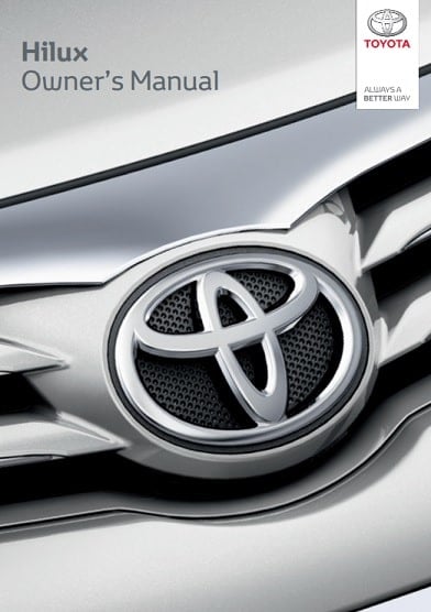 2020 Toyota Hilux Owner’s Manual Image