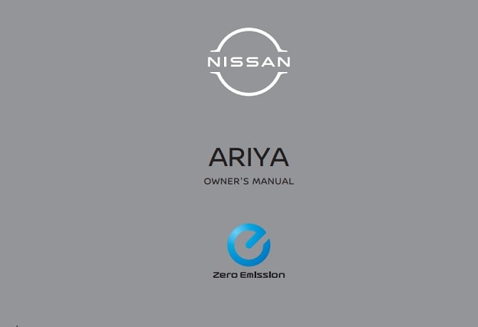 2022 Nissan Ariya Owner’s Manual Image