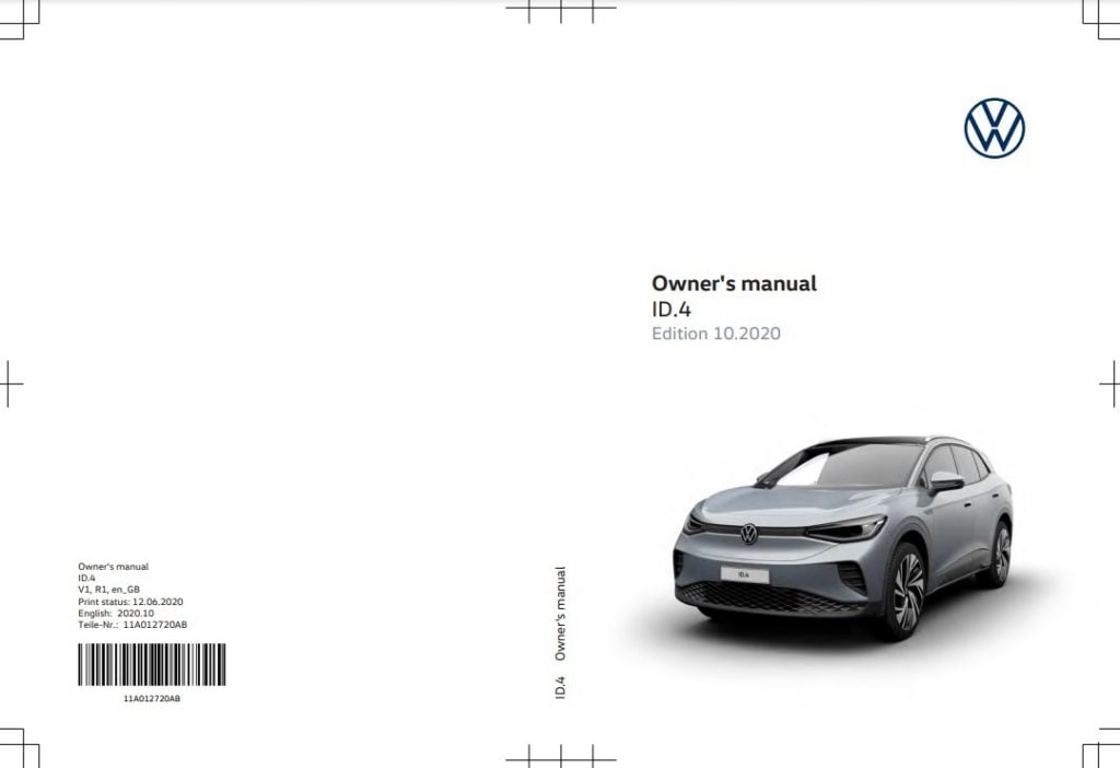 2020 Volkswagen ID.4 Owner’s Manual Image