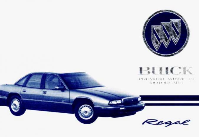 1995 Buick Regal Owner’s Manual Image