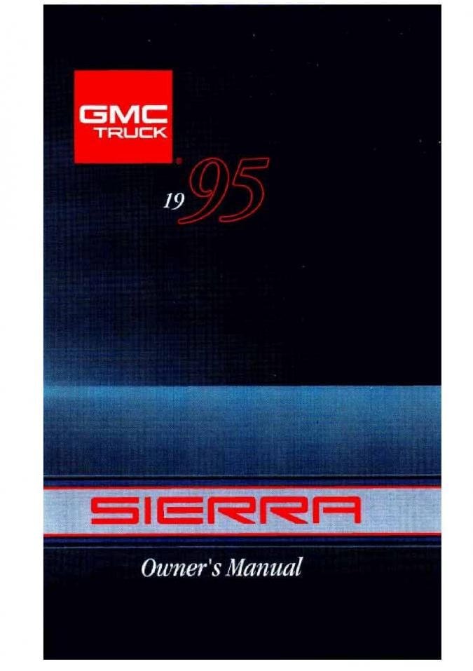 1995 GMC Sierra Owner’s Manual Image