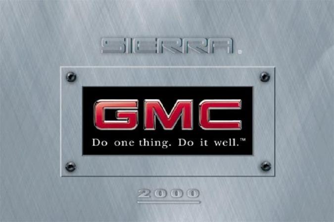 2000 GMC Sierra Owner’s Manual Image