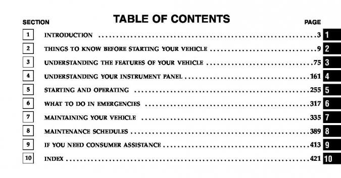 2006 Chrysler Pacifica Owner’s Manual Image