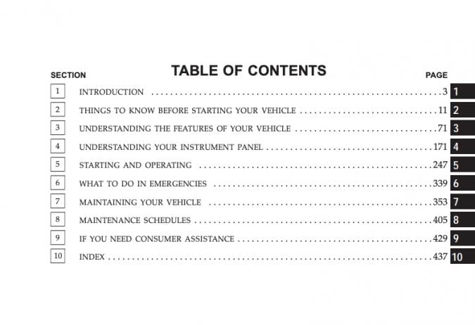 2007 Jeep Commander Owner’s Manual Image