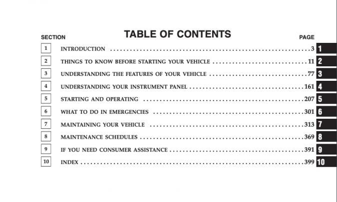 2007 Jeep Liberty Owner’s Manual Image