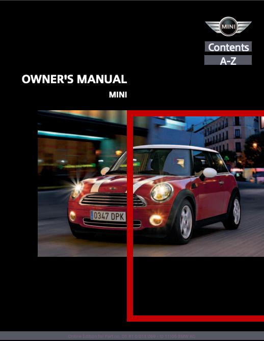 2007 Mini Owner’s Manual Image