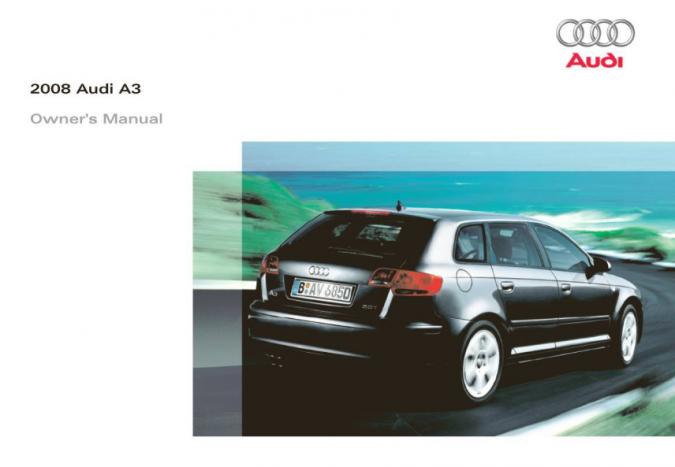 2008 Audi A3 Owner’s Manual Image