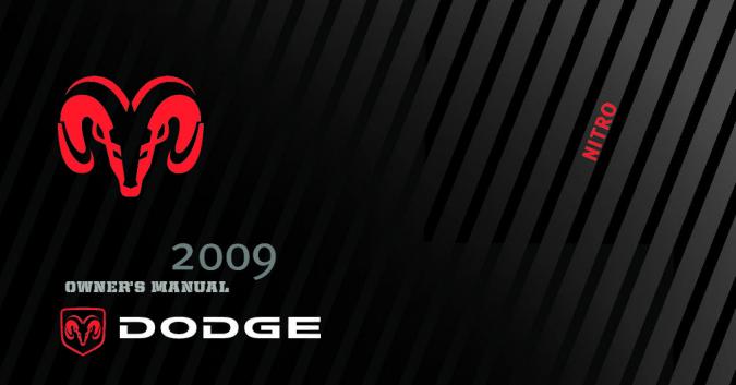 2009 Dodge Nitro Owner’s Manual Image