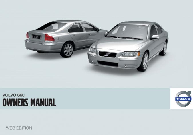2009 Volvo S60 Owner’s Manual Image