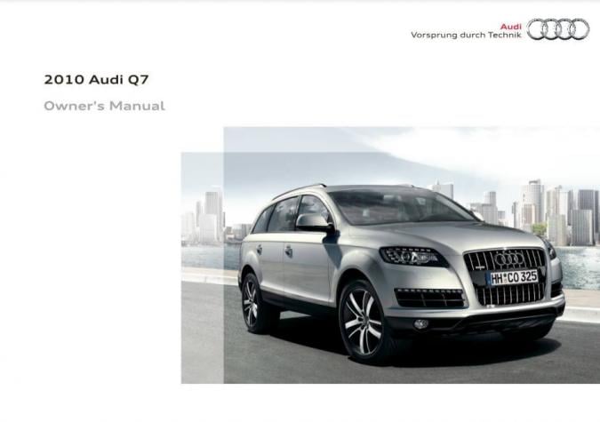 2010 Audi Q7 Owner’s Manual Image
