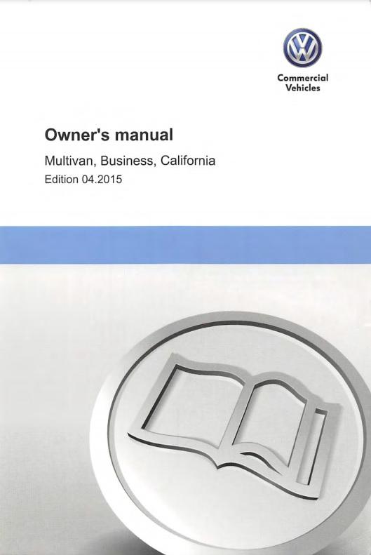2010 Volkswagen Transporter Owner’s Manual Image