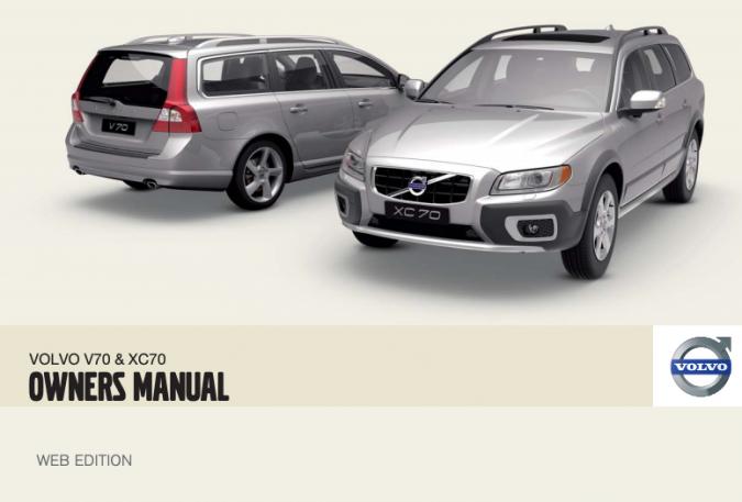 2010 Volvo V70 Owner’s Manual Image