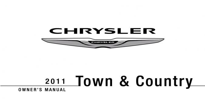 2011 Chrysler Town and Country Owner’s Manual Image