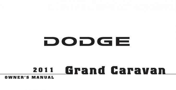 2011 Dodge Durango Owner’s Manual Image