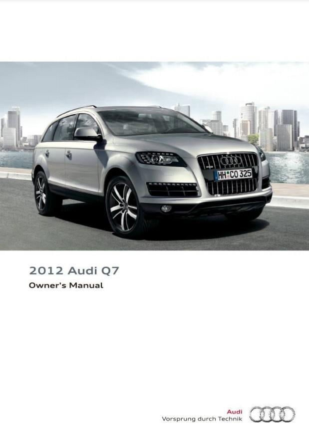 2012 Audi Q7 Owner’s Manual Image