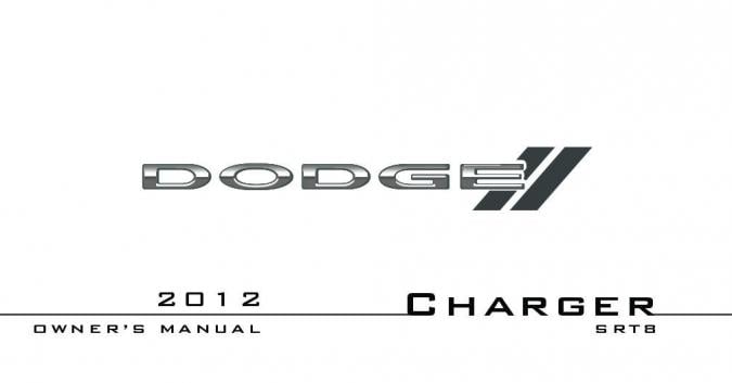2012 Dodge Charger SRT8 Owner’s Manual Image