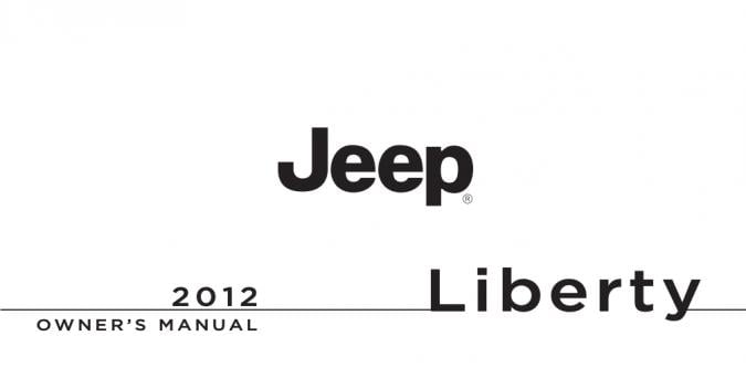 2012 Jeep Liberty Owner’s Manual Image