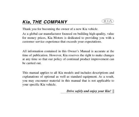 2012 KIA Soul Owner’s Manual Image