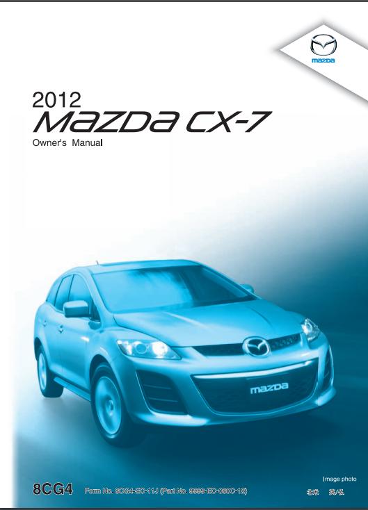 2012 Mazda CX-7 Owner’s Manual Image