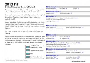 2013 HONDA FIT SERVICE MANUAL PDF visual data 6