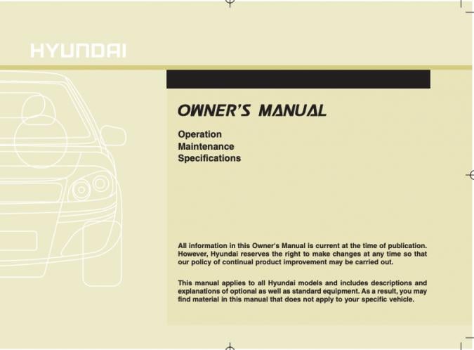 2013 Hyundai Elantra-GT Owner’s Manual Image