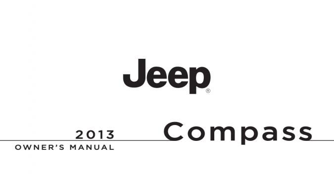 2013 Jeep Compass Owner’s Manual Image