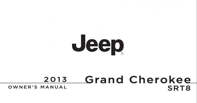 2013 Jeep Grand Cherokee Owner’s Manual Image
