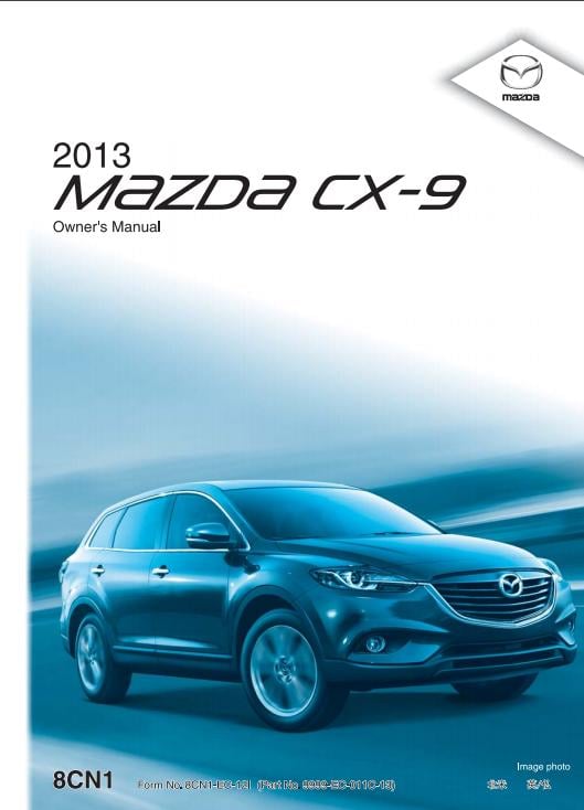 2013 Mazda CX-9 Owner’s Manual Image