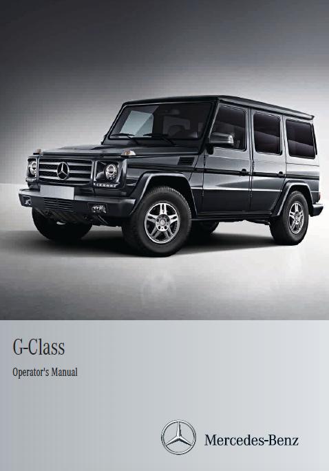 2013 Mercedes Benz G-Class Owner’s Manual Image