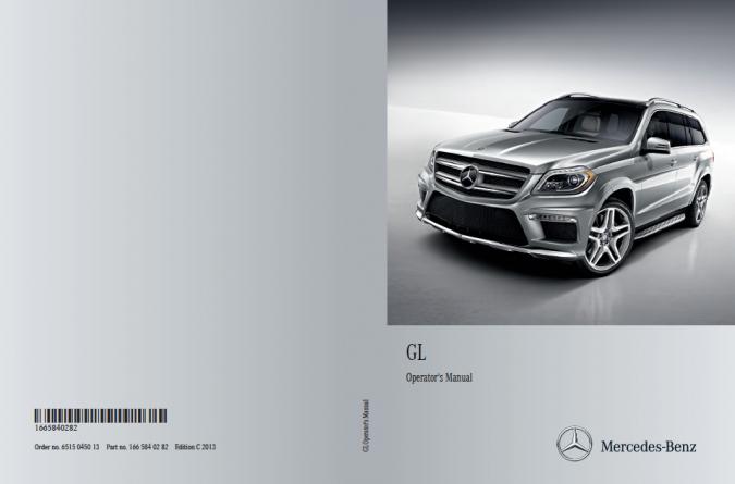 2013 Mercedes Benz GL Owner’s Manual Image