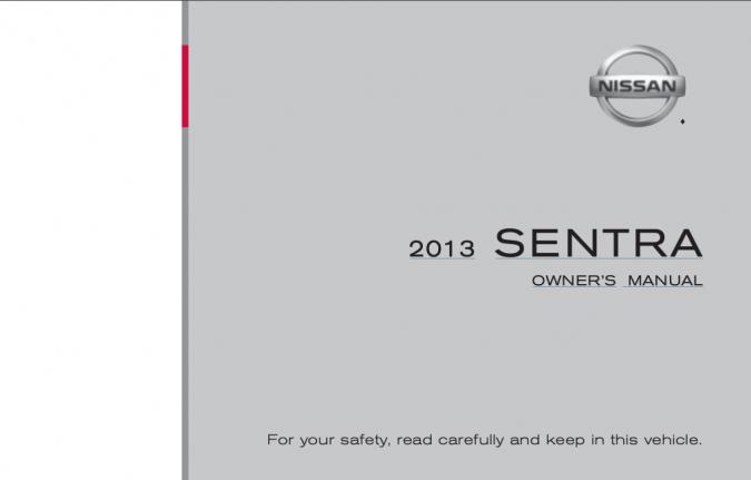 2013 Nissan Sentra Owner’s Manual Image