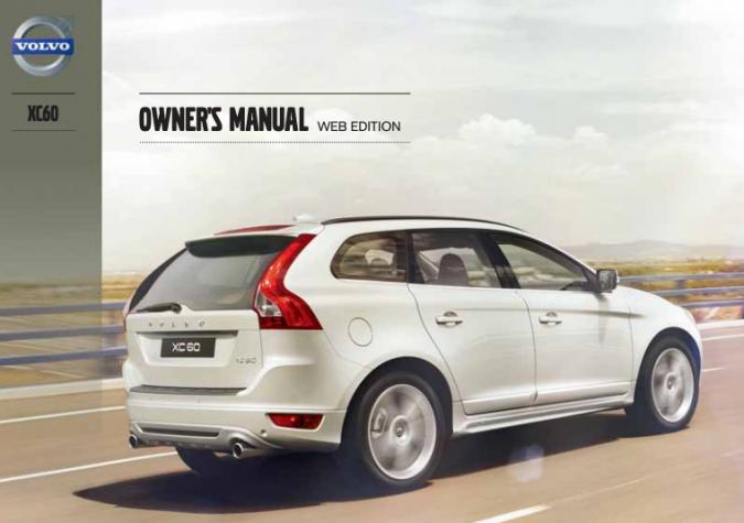 2013 Volvo XC60 Owner’s Manual Image