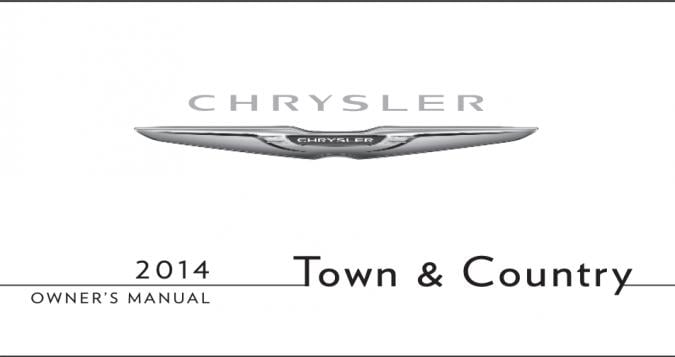 2014 Chrysler Town And Country Owner's Manual Pdf | Manual Directory