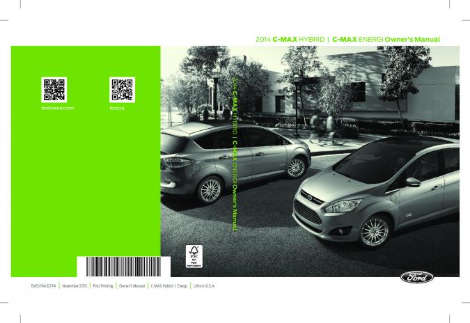 2014 Ford C-max Owner’s Manual Image