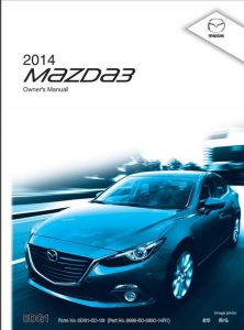 2014 MAZDA 3 MAINTENANCE MANUAL visual data 4
