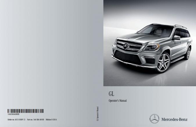 2014 Mercedes Benz GL Owner’s Manual Image