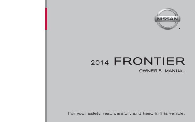 2014 Nissan Frontier Owner’s Manual Image