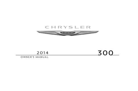 2015 Chrysler 200 Owner’s Manual Image