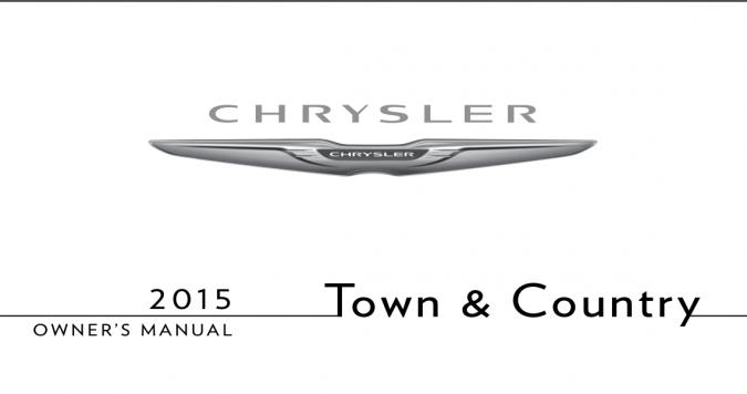 2015 Chrysler Town and Country Owner’s Manual Image