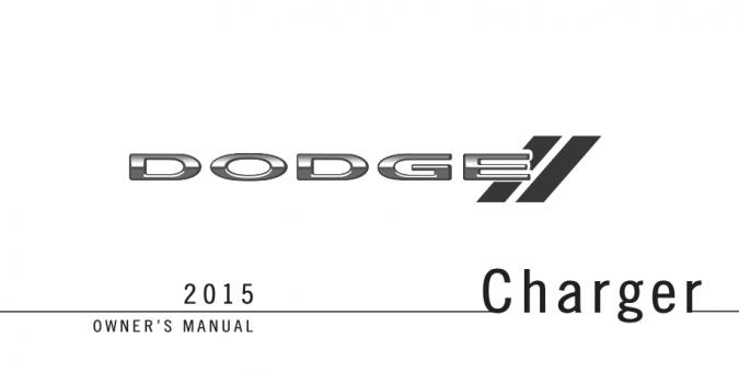 2015 Dodge Charger Owner’s Manual Image