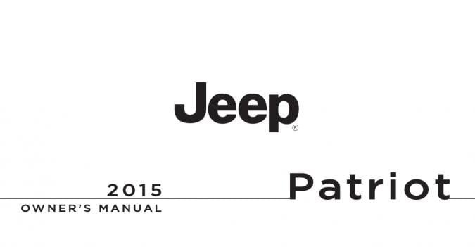 2015 Jeep Patriot Owner’s Manual Image