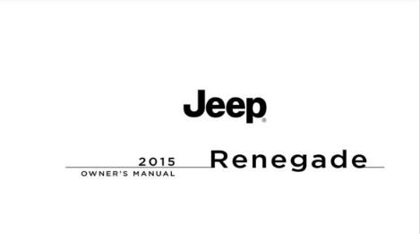 2015 Jeep Renegade Owner’s Manual Image